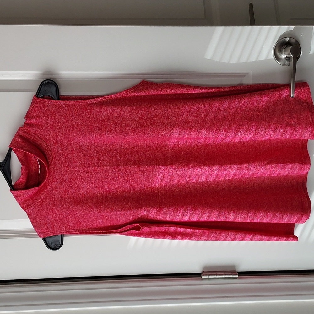 Croft & Barrow pink sleeveless turtleneck large